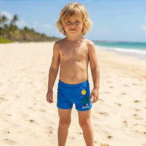 Sunga Infantil Boxer Azul Hering kids
