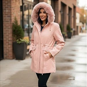 Jaqueta Feminina Parka Peluciada - Safira