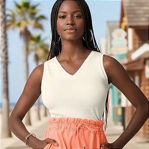 Regata Feminina Básica em Viscose Cereja Rosa