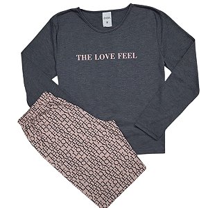 Pijama Longo Feminino Inverno S4
