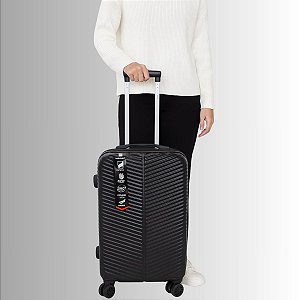 Mala de Viagem Média 20/22 e 24Kg Rodas Giro 360º  Della