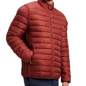 Jaqueta Básica Masculina Puffer Regular Matelassê -Hering