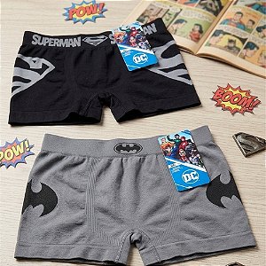 Cueca Boxer Infantil em Poliéster Estampas Heróis - Altomax