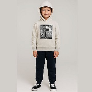 Conjunto Infantil Moletom com Capuz Menino – Estampa “DON’T LET THE GAME END”