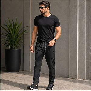Calça Runner Masculina Active Bolso Tafetá Enfim