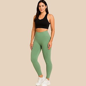 Calça Legging Selene Feminina Cós Alto Confortável para Treino e Dia a Dia