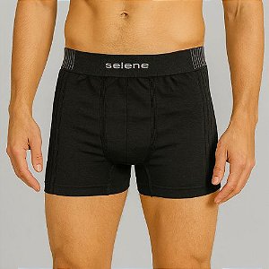 Cueca Boxer Selene Sem Costura Com Listras