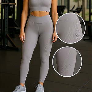 Calça Legging Selene Cós Alto  Sem Costura
