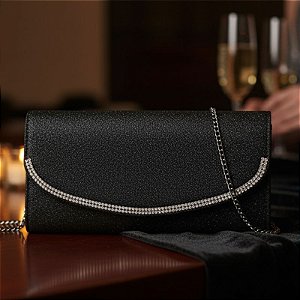 Bolsa de Mão Festa com Alça Corrente e Embalagem Luxo – Chenson