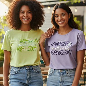 Blusa Básica Feminina Estampada- Habana