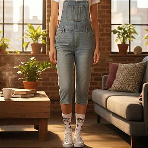 Meia Cano Longo Alto Série Friends Nerd Geek Algodão