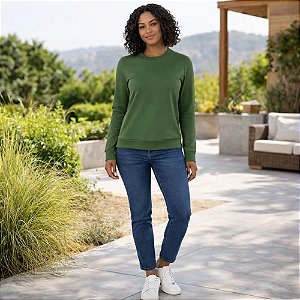 Blusão Feminino Moletom Básico Malwee