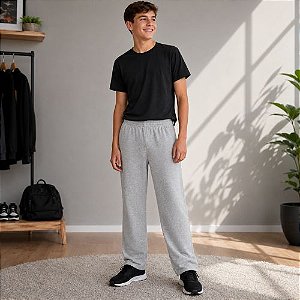 Calça Moletom Flanelada Menino Malwee Kids