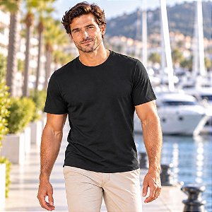 Camiseta Masculina Slim Gola Redonda Hering