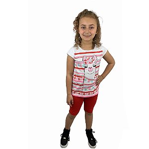 Conjunto Infantil Feminino  Lhama 11932137 Kely & Kety