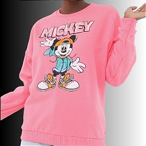 Blusa Feminina Estampada Mickey D10052 Cativa