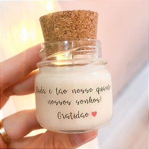 Mini Vela Aromática Lembrancinhas Personalizadas Nossos Sonhos