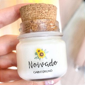 Mini Vela Aromática Lembrancinhas Personalizadas Noivado