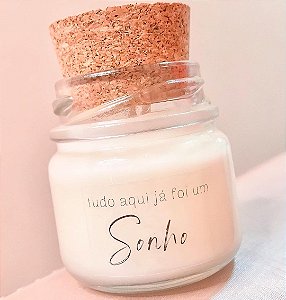 Mini Vela Aromática Lembrancinhas Personalizadas Sonho