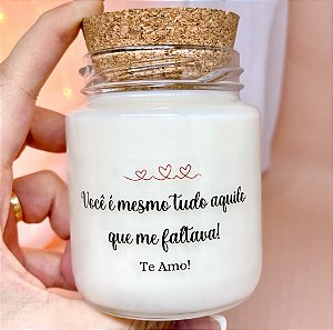 Vela Aromática Dia dos Namorados