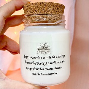 Vela Aromática Dia dos Namorados