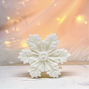 Vela Decorativa Natural | Floco de Neve