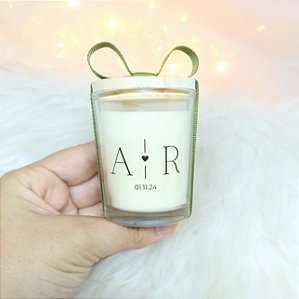 Vela Aromática Lembrancinha Personalizada Amanda 70g