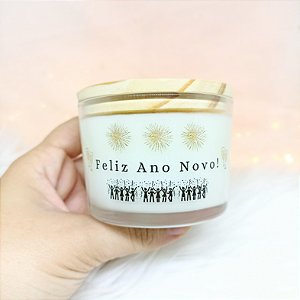 Vela Aromática Lembrancinha Ano Novo 110g