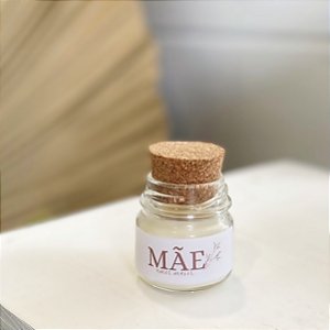 Mãe, amor maior - Mini vela 40gr - tampa cortiça