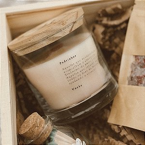 Vela personalizada • Coleção Nature • 200gr