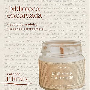 Biblioteca Encantada - 130gr - Vela Litterae