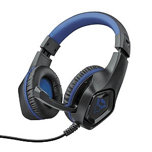 Headset Gamer Trust GXT 404 Rana - Multiplataforma - Azul