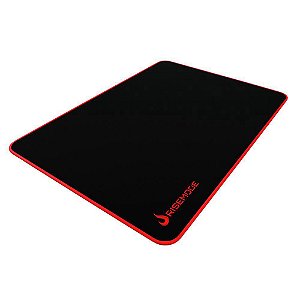 Mouse Pad Gamer Zero Vermelho Borda Costurada - Grande 42x29 cm | Rise Mode