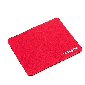Mouse Pad Vermelho 22x18cm Anti­deslizante - Maxprint