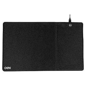 Mouse Pad Com Carregador Por Indução, Oex - CW104, Preto