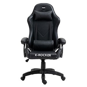 Cadeira Gamer Dazz X-Rocker Preto Com Almofada Para Lombar
