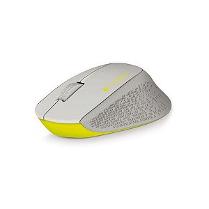 Mouse Sem fio Wireless Nano USB M280 Cinza Logitech Com 25 Metros de Alcance