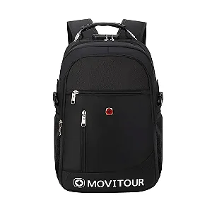Mochila Unissex Movitour Roamer para Notebook – Cadeado, USB, Fone e Capa de Chuva