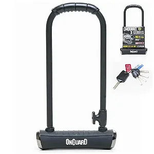 Cadeado U-Lock OnGuard Pitbull 8002 – Segurança Reforçada para Bicicletas e Motos