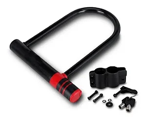Cadeado U-Lock Tools 180x320 em Aço – Segurança para Bicicletas e Motos