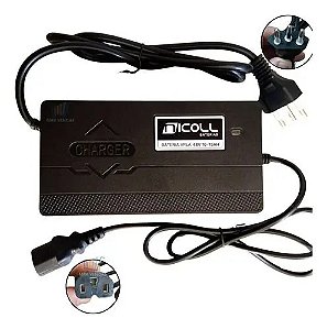 Carregador Bike Elétrica 48V Bivolt 10-15Ah