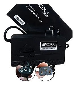 Carregador Bike Elétrica 48V Tripolar Bivolt