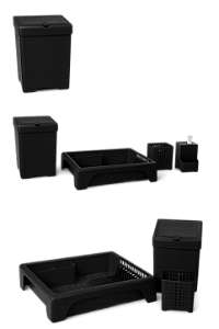 Kit Organizador de Pia 4 Peças Completo para Cozinha Organizada