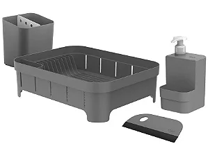 Kit Pia para Cozinha 4 Peças Triumph Chumbo