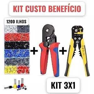 kit completo para eletricista, manutenção e reparos
