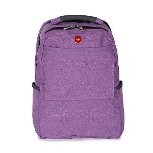 Mochila Executiva para Notebook 17 polegadas Swissland Artemis Lilás