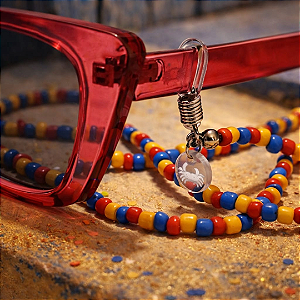 Cordinha Frevo Vermelho/Amarelo/Azul