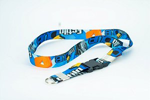 Cordao Estilo Dub Grosso Azul