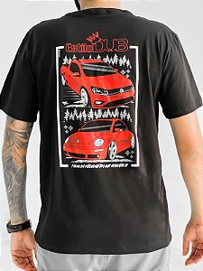 Camiseta Saveiro e New Beetle Preta