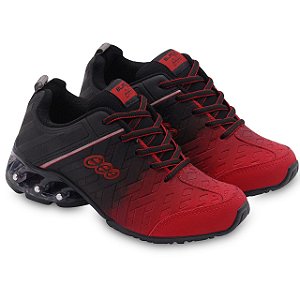 tenis jogging vermelho